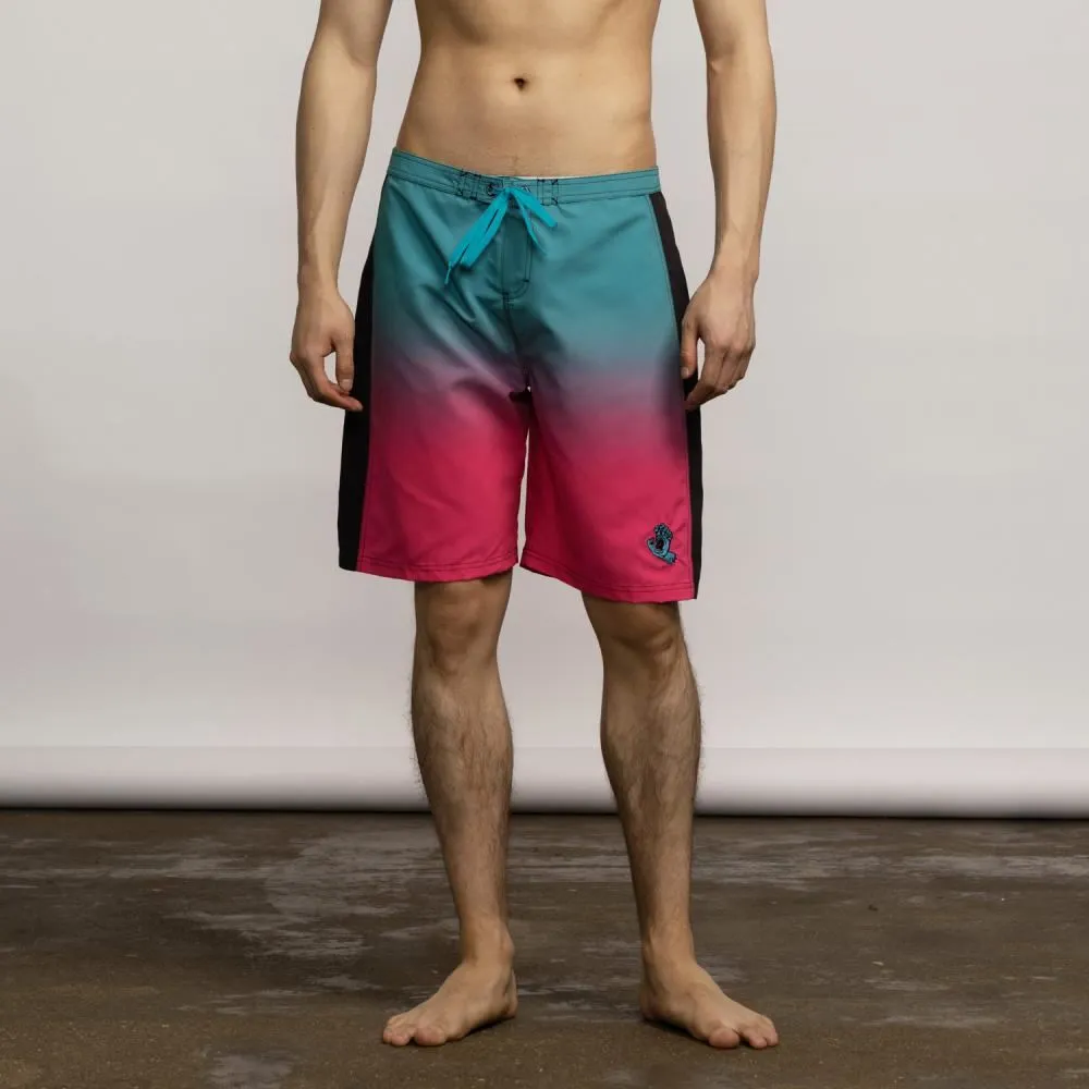 Santa Cruz Board Shorts Screaming Hand Panel - Pink Fade