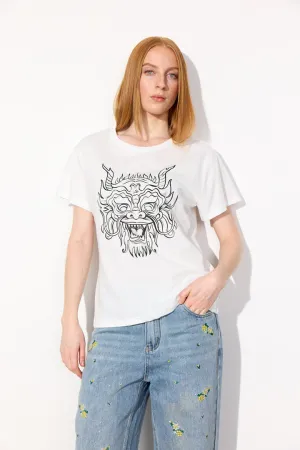 Shadow dragon T-shirt - White