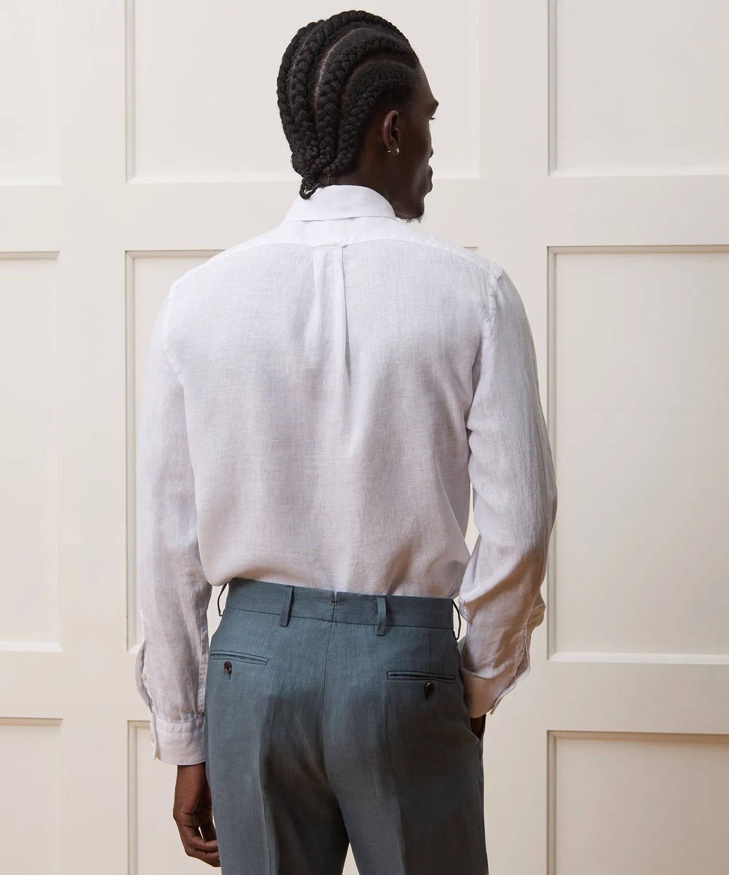Slim Fit Sea Soft Irish Linen Shirt