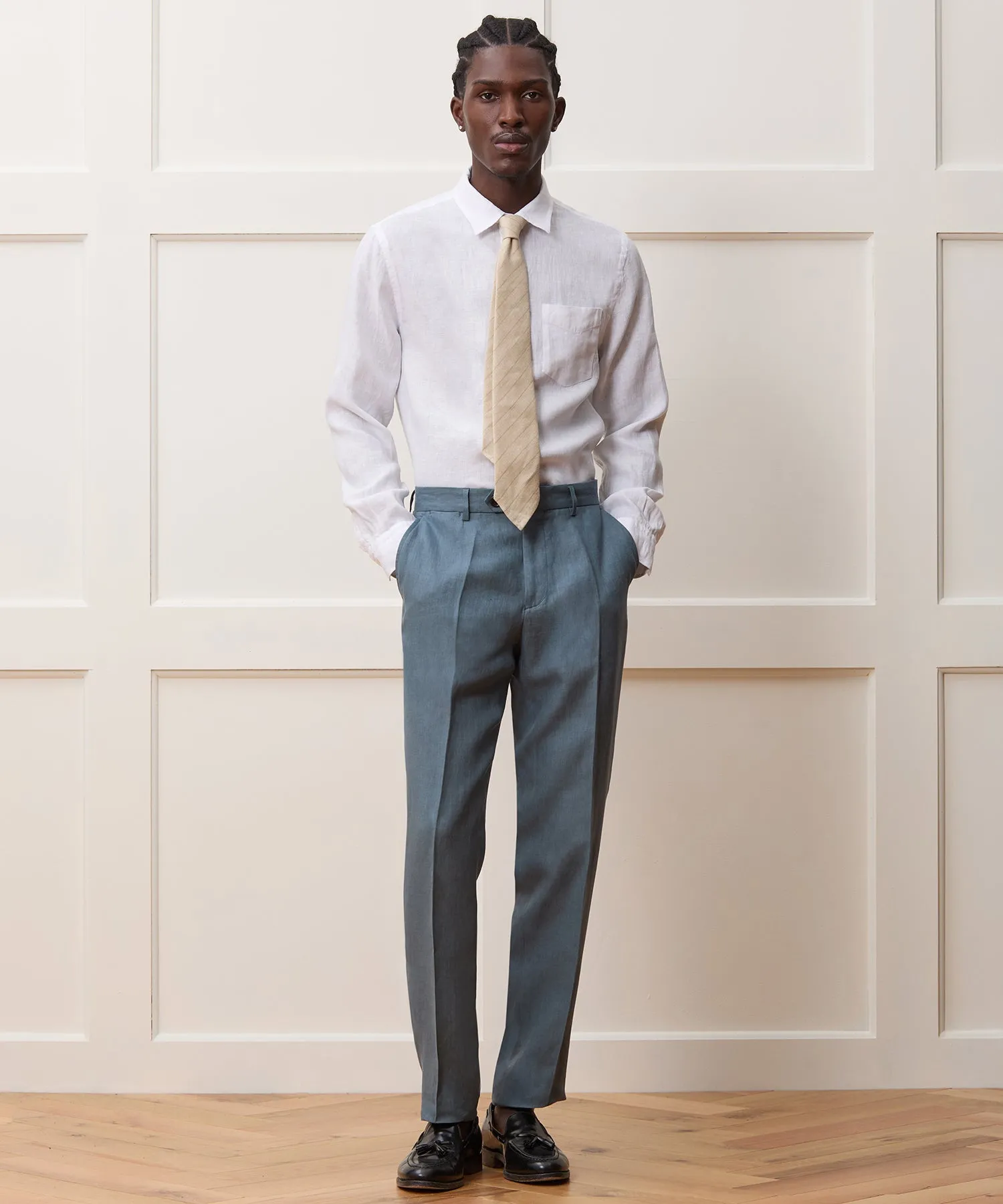 Slim Fit Sea Soft Irish Linen Shirt