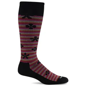 Sockwell Womens Featherweight Floral Moderate Compression Socks