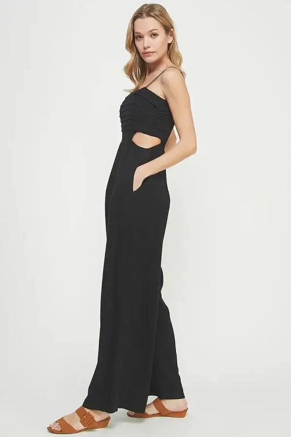 SOFT LINEN JUMPSUIT