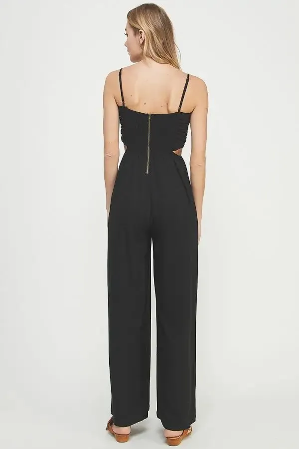 SOFT LINEN JUMPSUIT