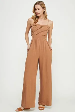SOFT LINEN JUMPSUIT
