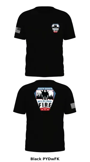 South Dakota Wildland Fire Store 1 Core Men's SS Performance Tee - PYDwFK