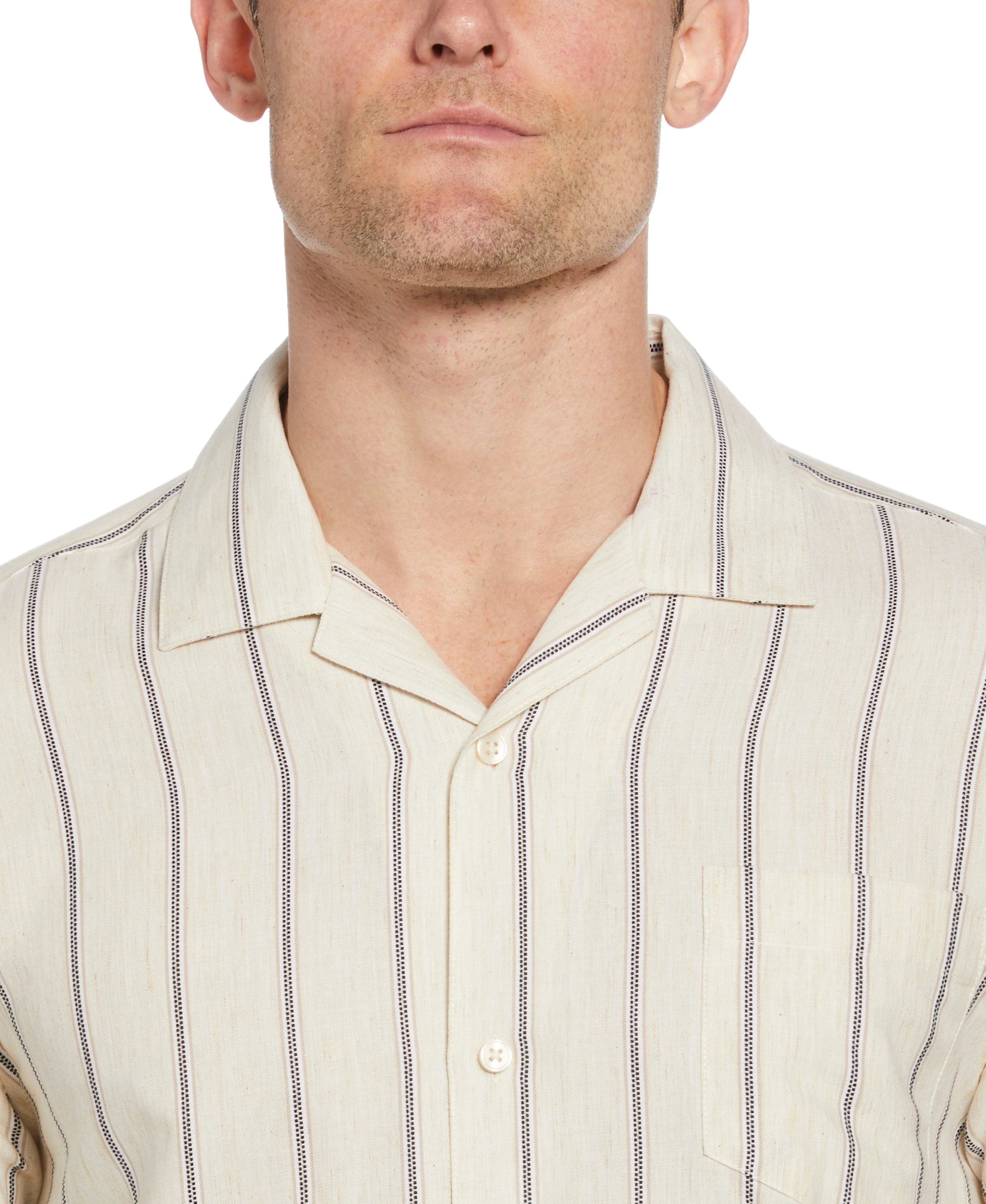 Space-Dyed Dobby Stripe Shirt