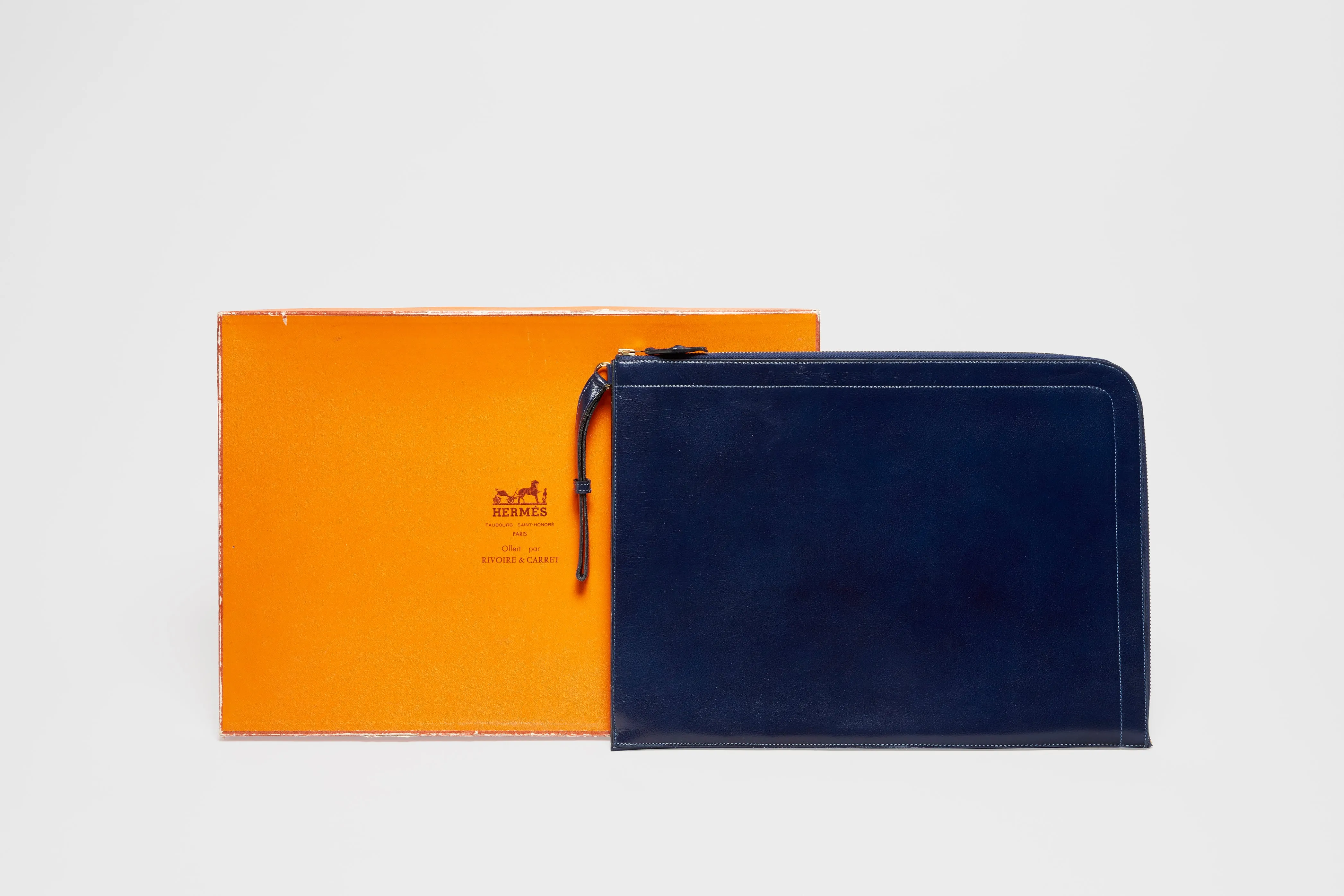 Special Order Hermès Leather Zip Folio