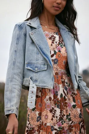 Gold-Hued Men's Denim Jackets