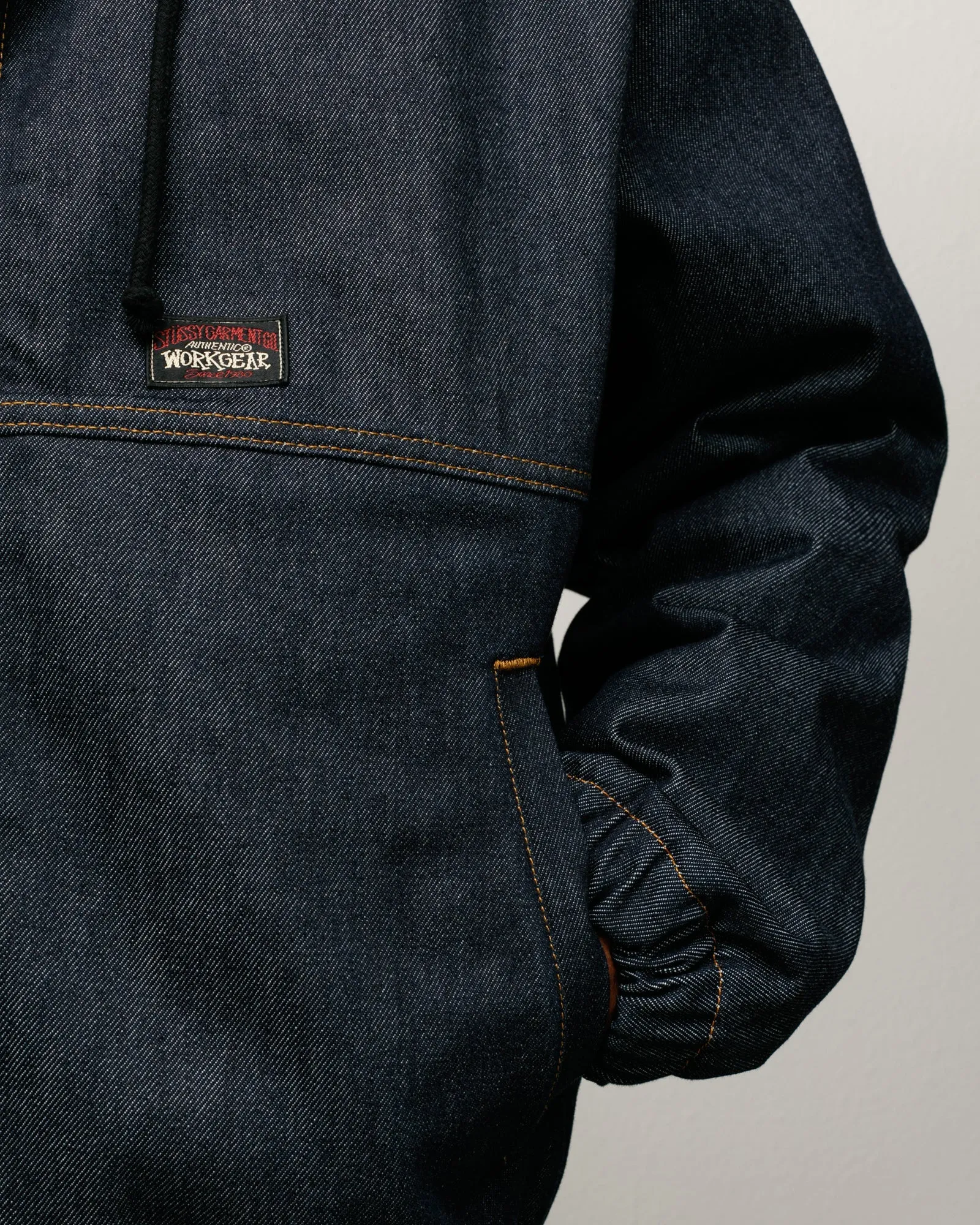 Stüssy - Men's Insulated Work Jacket Denim - (Raw Indigo)