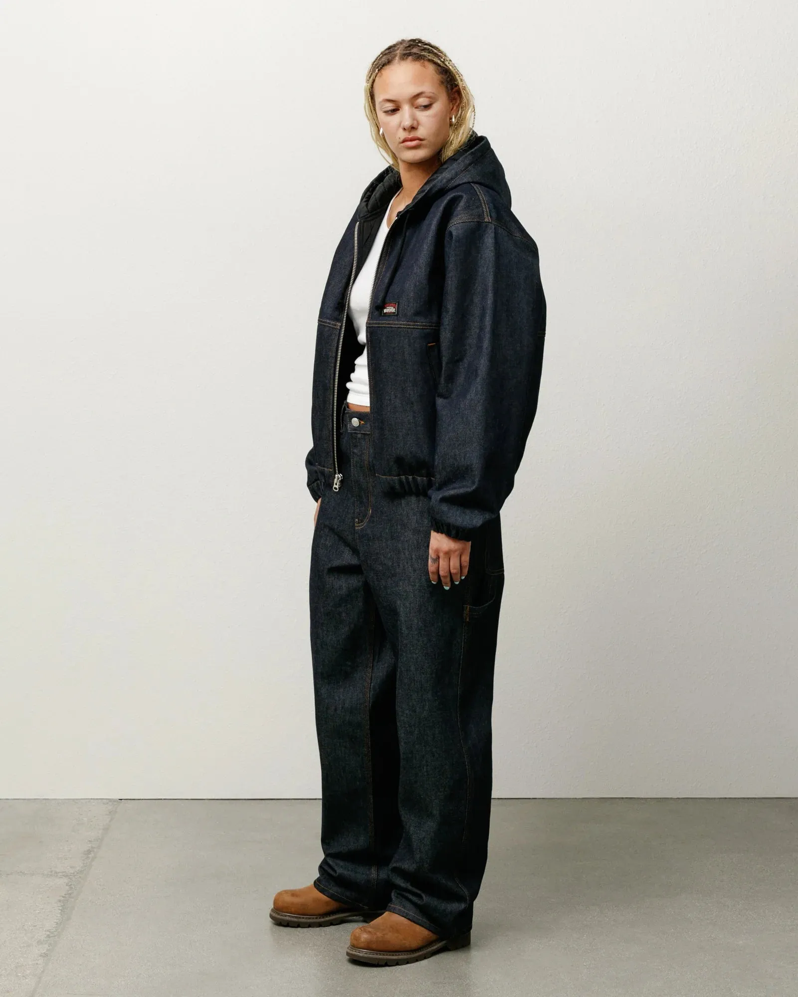Stüssy - Men's Insulated Work Jacket Denim - (Raw Indigo)