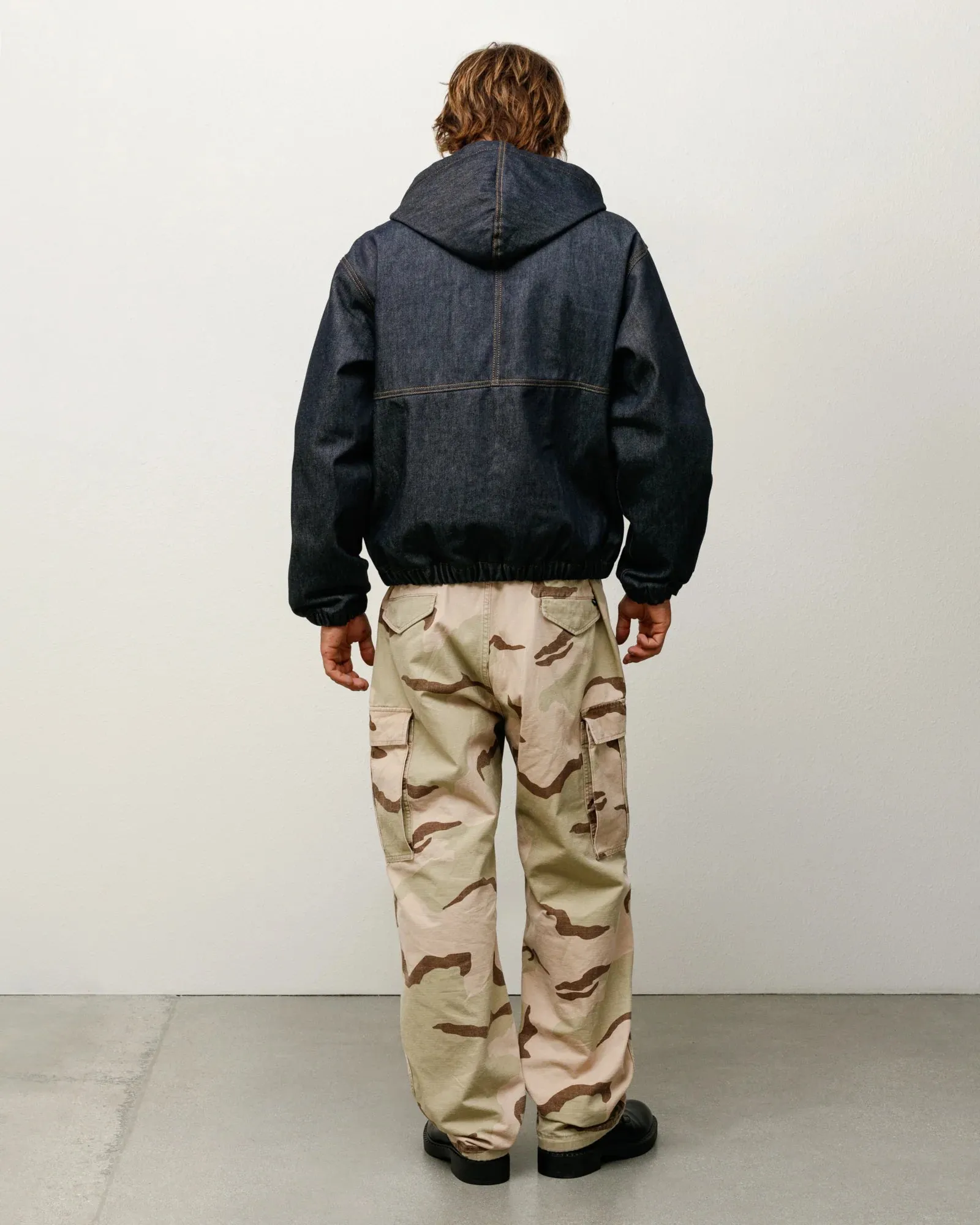 Stüssy - Men's Insulated Work Jacket Denim - (Raw Indigo)