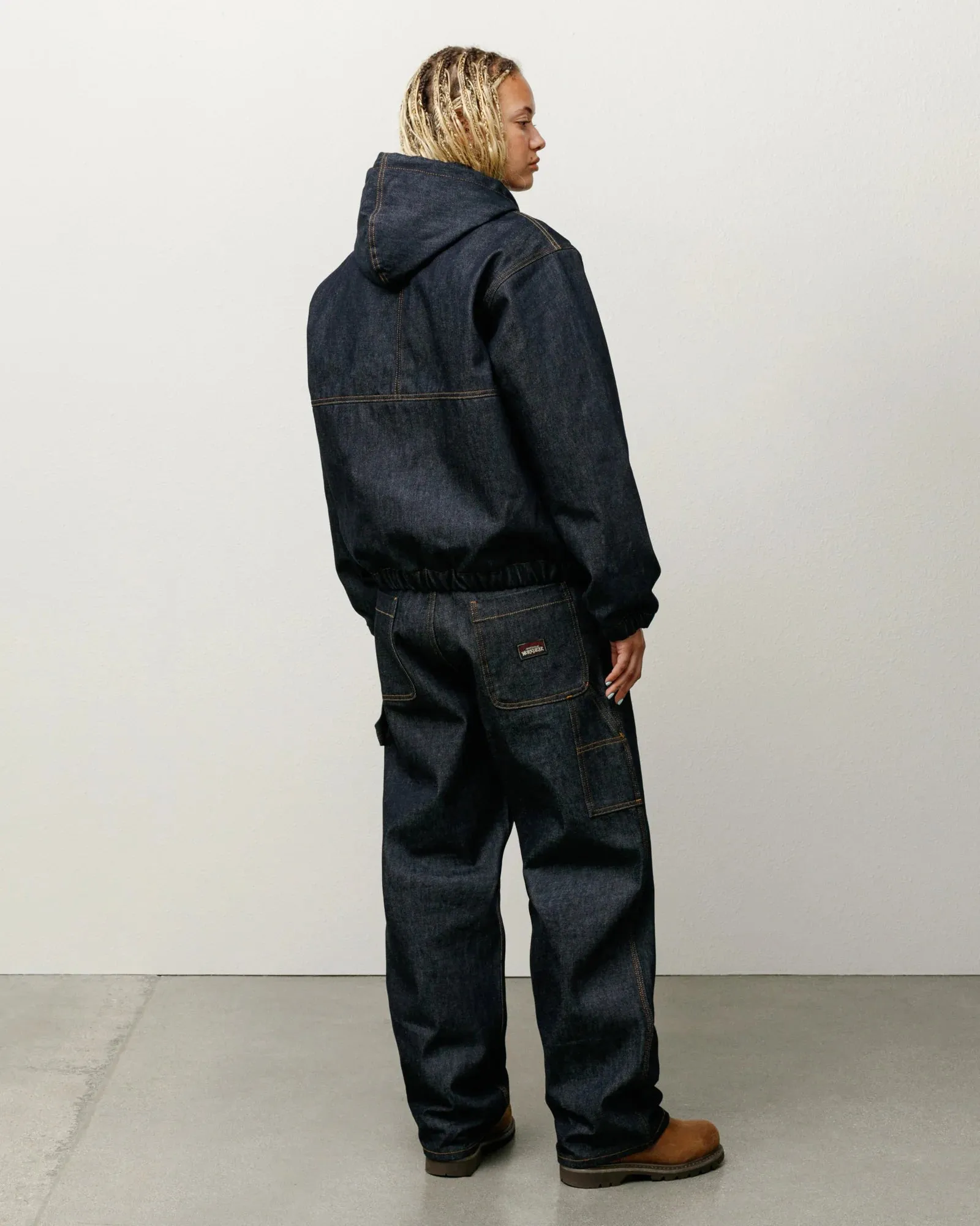 Stüssy - Men's Insulated Work Jacket Denim - (Raw Indigo)