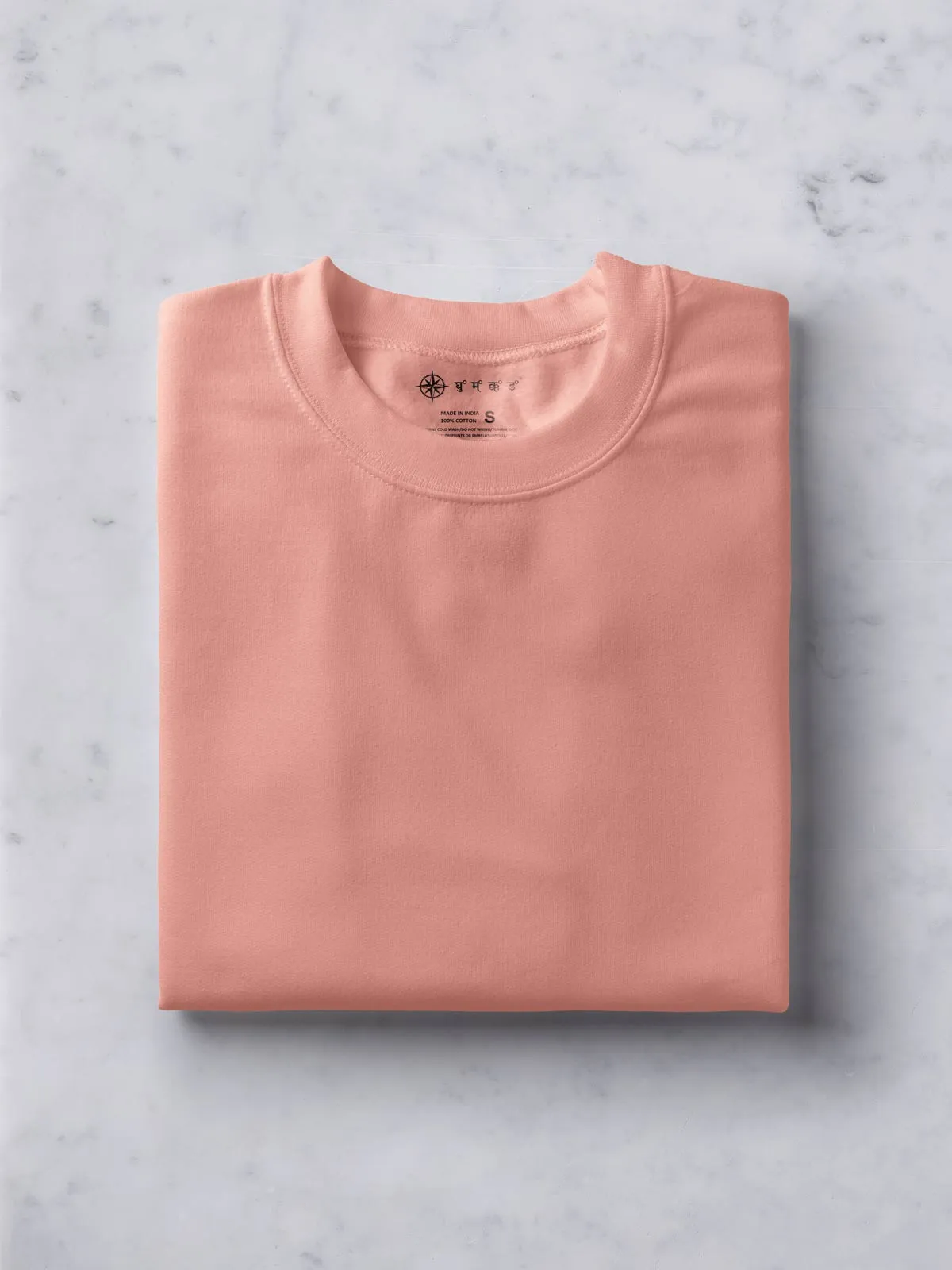 Sunset Pink, Coffee Brown & Soft Pink T shirt Combo | Pack of 3