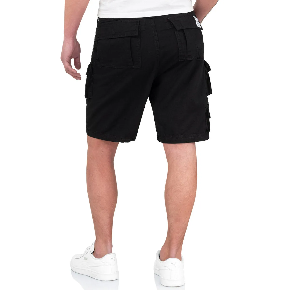 Surplus Mens Trooper Shorts Black