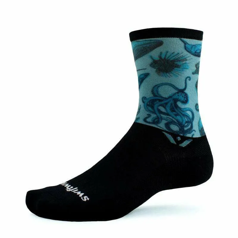 Swiftwick Vision Six Science Book Crew Socks