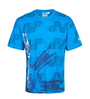 T-Shirt 2938 kids RallyCross Shortsleeve MSE Ford Extreme Rally NEW! Blue 10-11