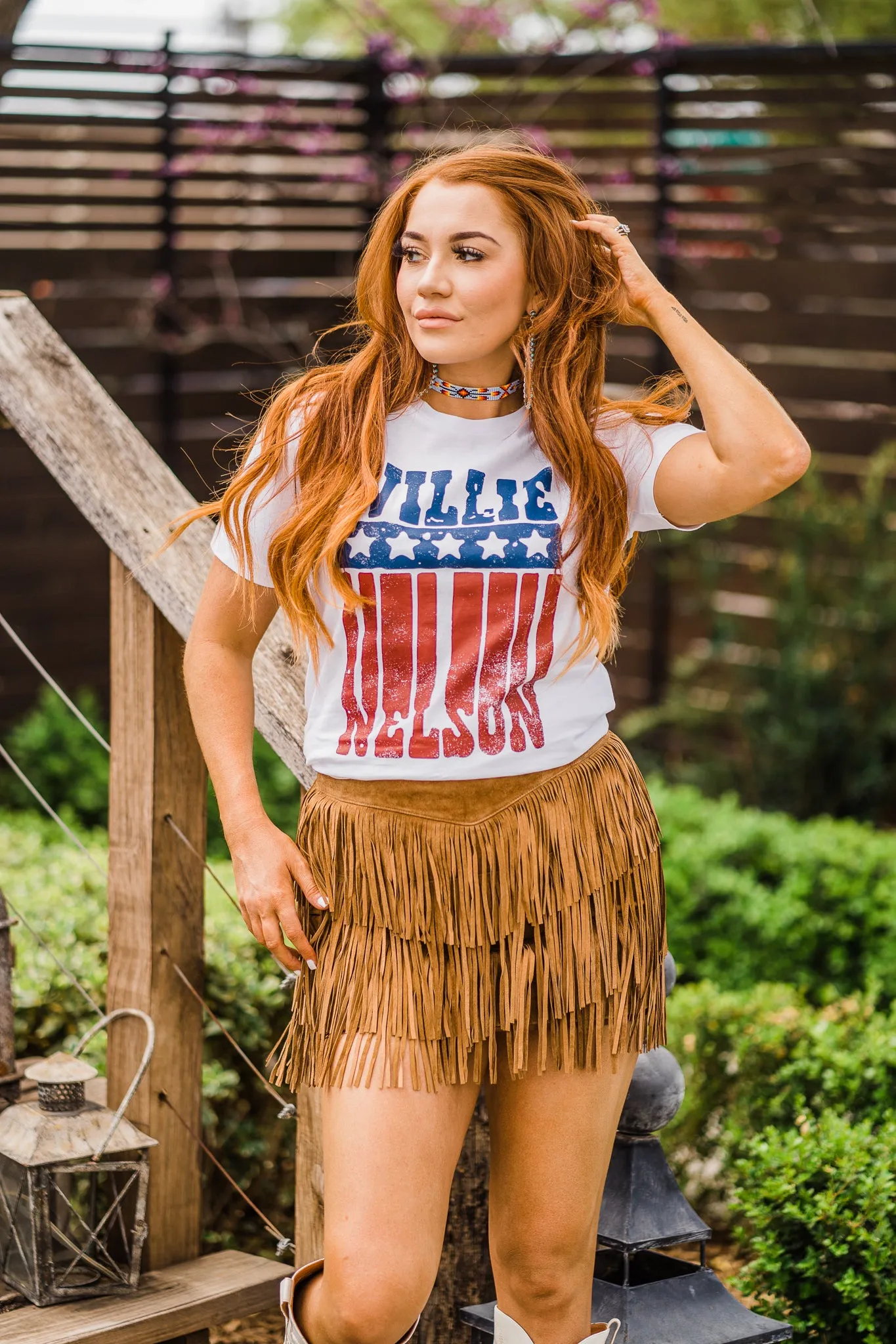 T-Shirt, Willie Nelson Stars & Stripes Unisex Tee - SALE!