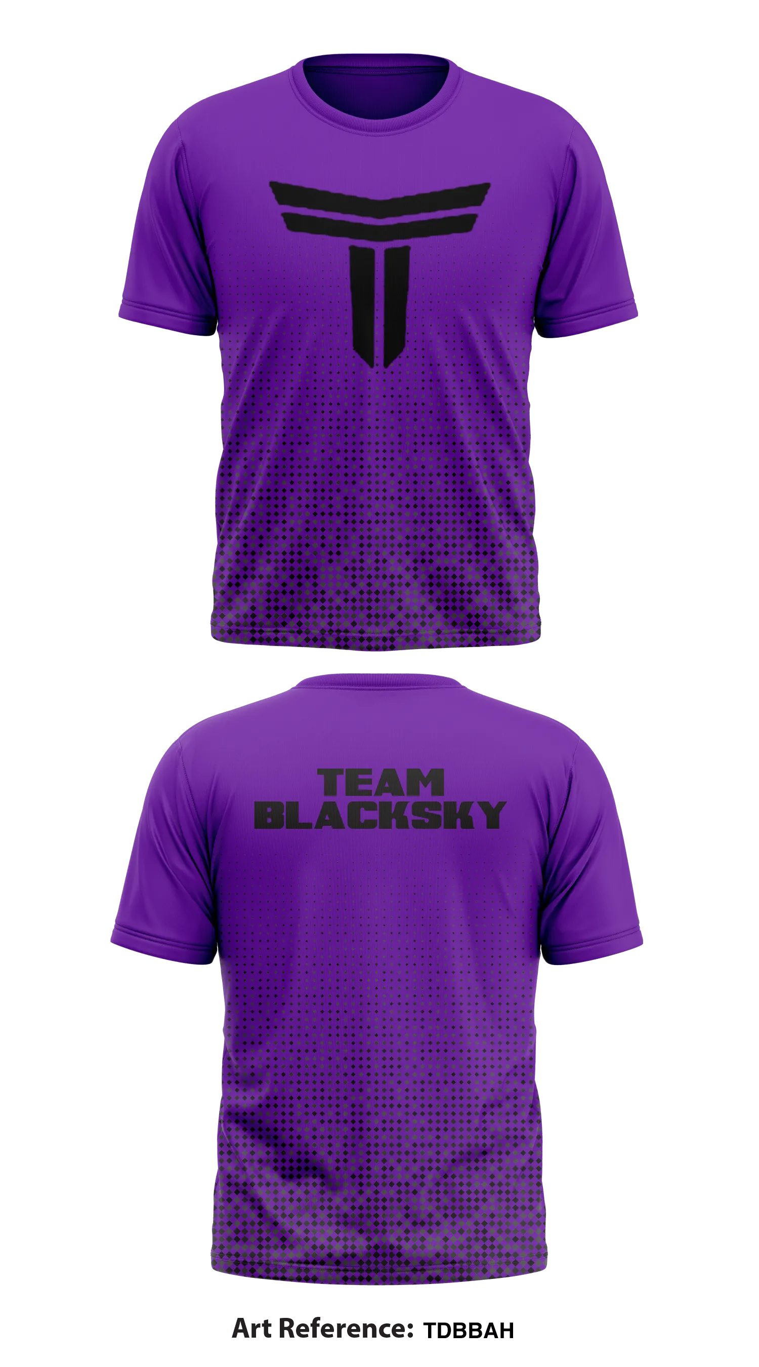 Team Blacksky Store 1 Core Men's SS Performance Tee - TdBBah