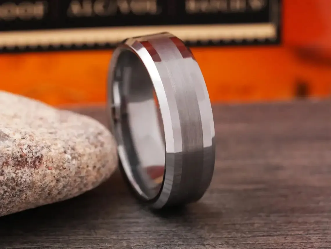 The Executive | Men’s Wedding Band Tungsten