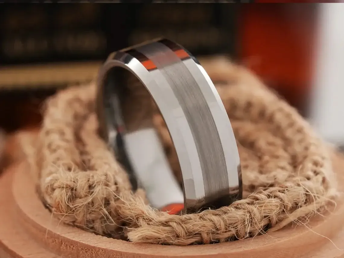 The Executive | Men’s Wedding Band Tungsten