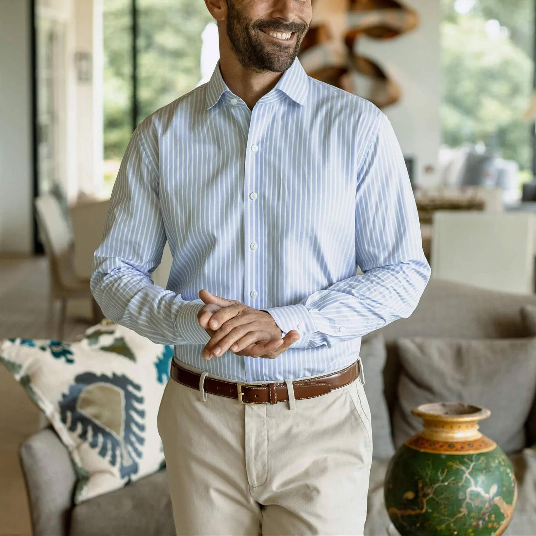 The Light Blue Claywell Custom Shirt