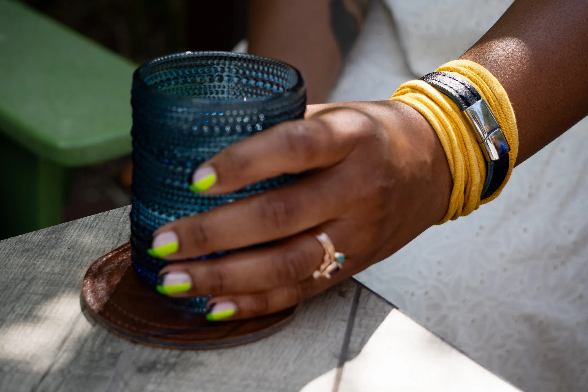 Threads for Hope Bracelet / Green