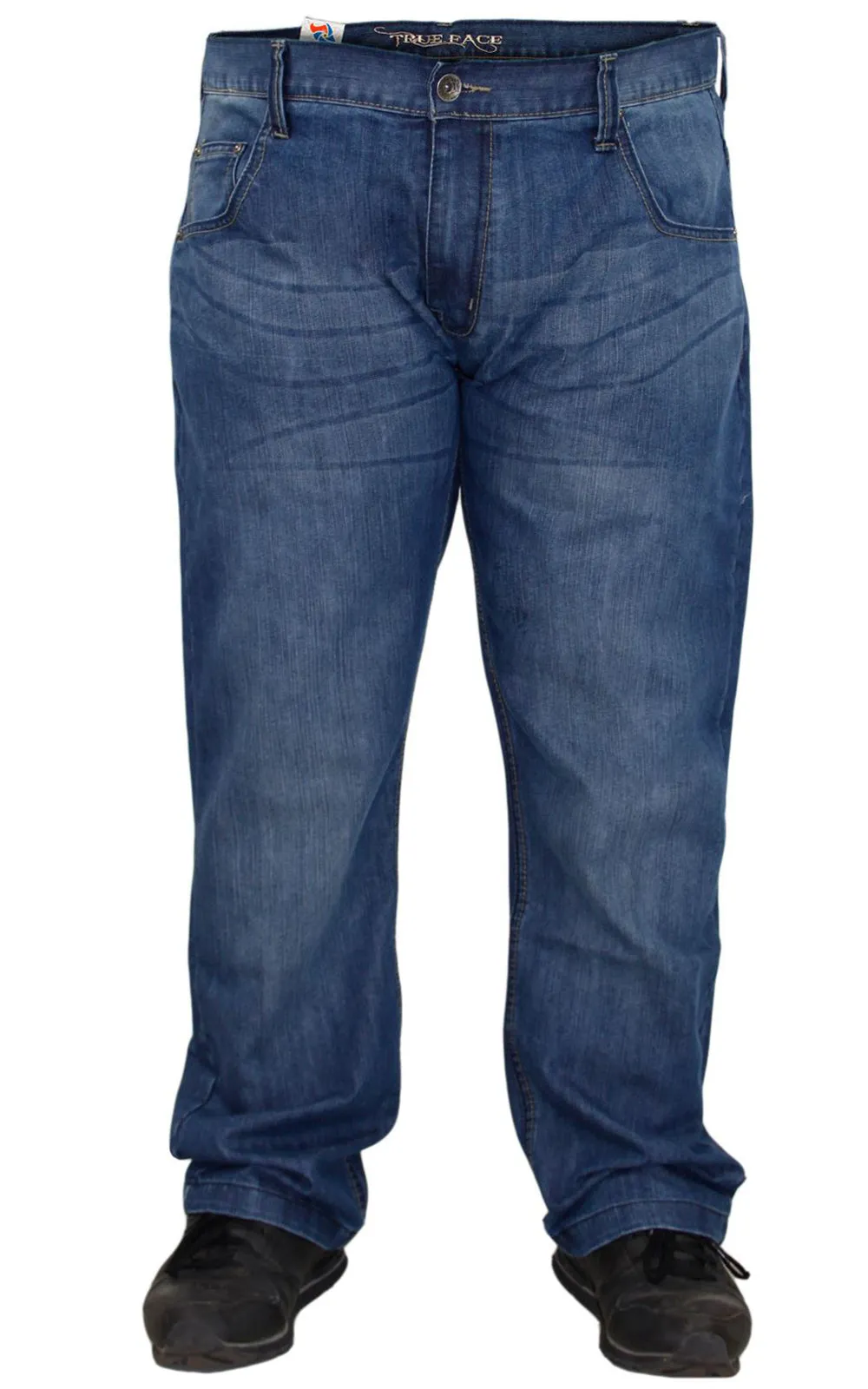 True Face Men Cotton Straight Leg Jeans
