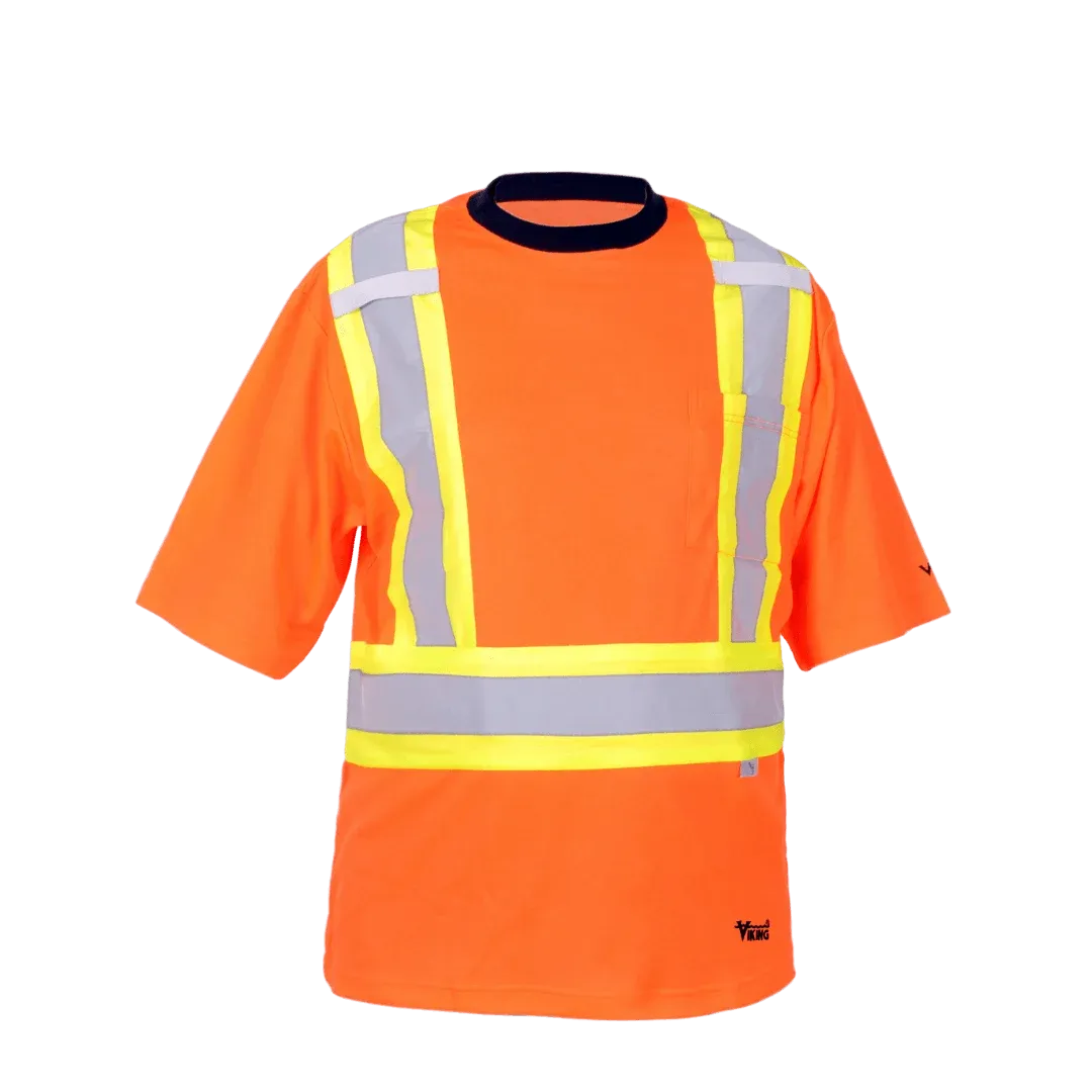 Viking 6000 Journeyman UPF 50  Polyester Mesh Cotton Lined Safety T-Shirt