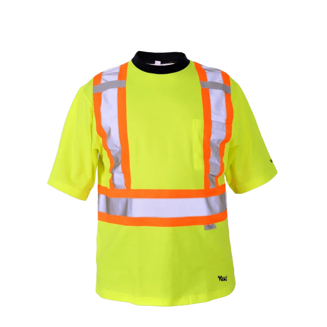 Viking 6000 Journeyman UPF 50  Polyester Mesh Cotton Lined Safety T-Shirt