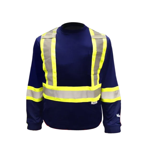 Viking 6015 Hi-Viz Long Sleeve T-Shirt with 50  UPF Sun Protection