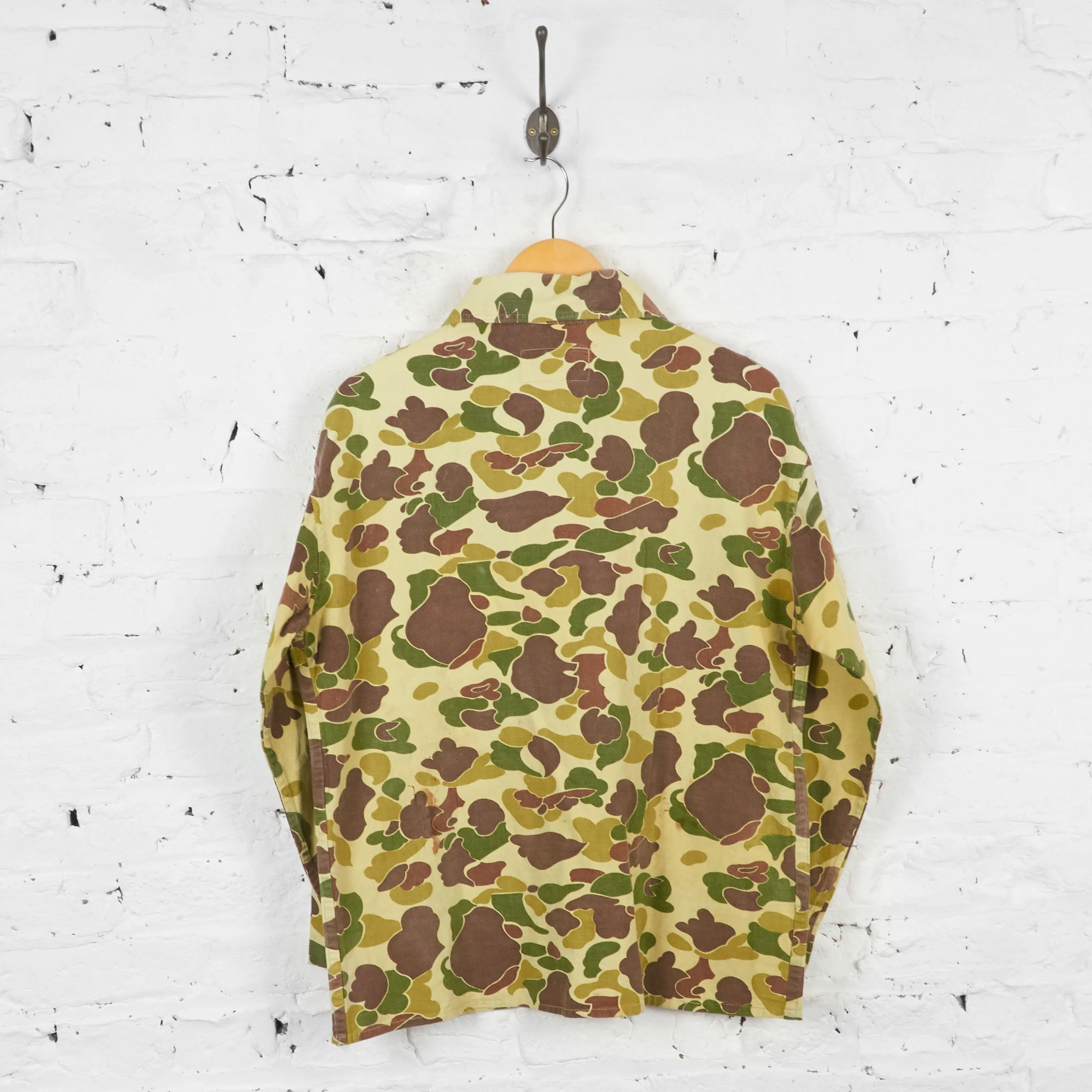 Vintage Camouflage Shirt - Green/Brown - L