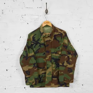 Vintage Camouflage Shirt- Green/Brown/Black - M