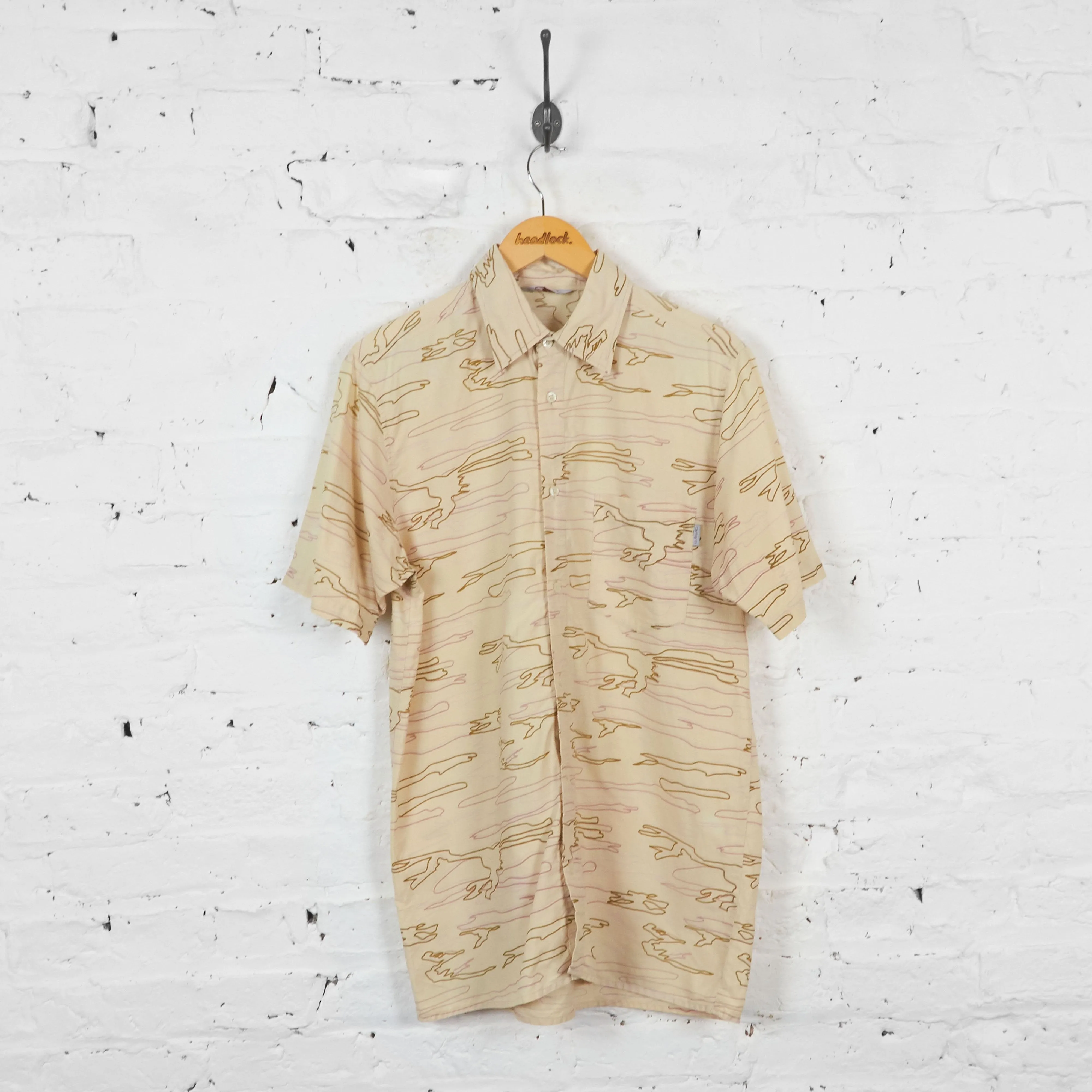 Vintage Carhartt Abstract Camouflage Shirt - Cream - L