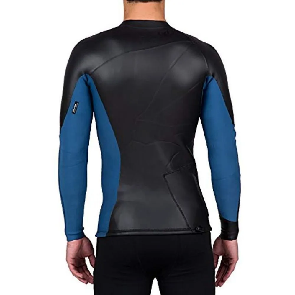 VOLCOM LEFTY FRONT ZIP JACKET BLACK