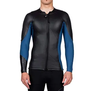 VOLCOM LEFTY FRONT ZIP JACKET BLACK