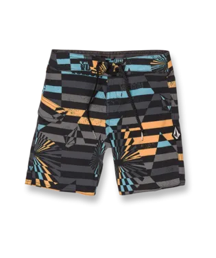 Volcom Little Boys Stone Stripe Mod-Tech Trunks