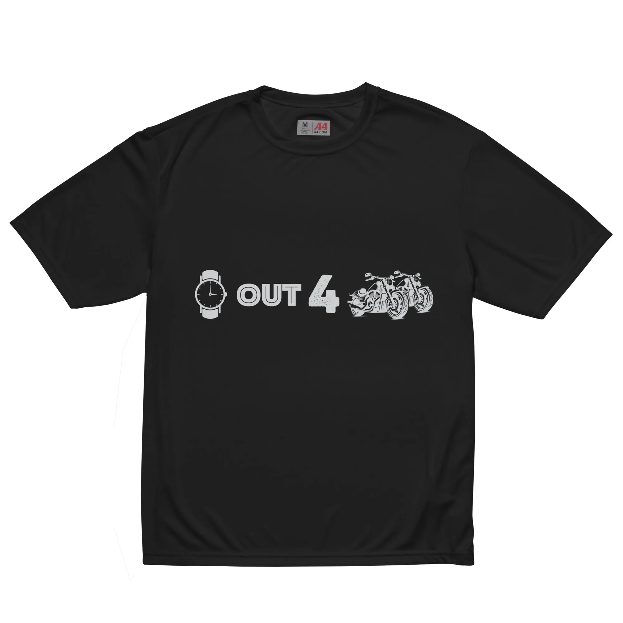 Watch Out for Motorcycles Unisex performance crew neck t-shirt