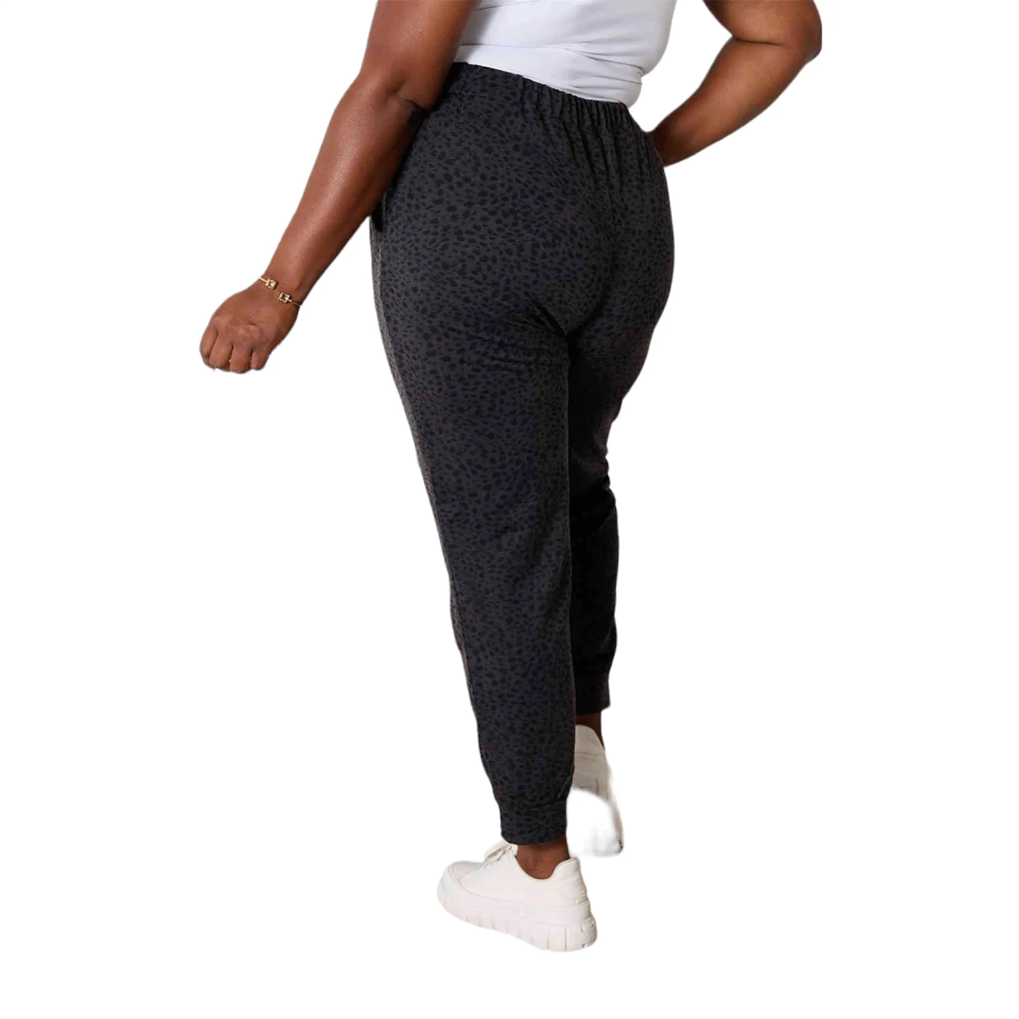 Wild Stride Leopard Print Joggers