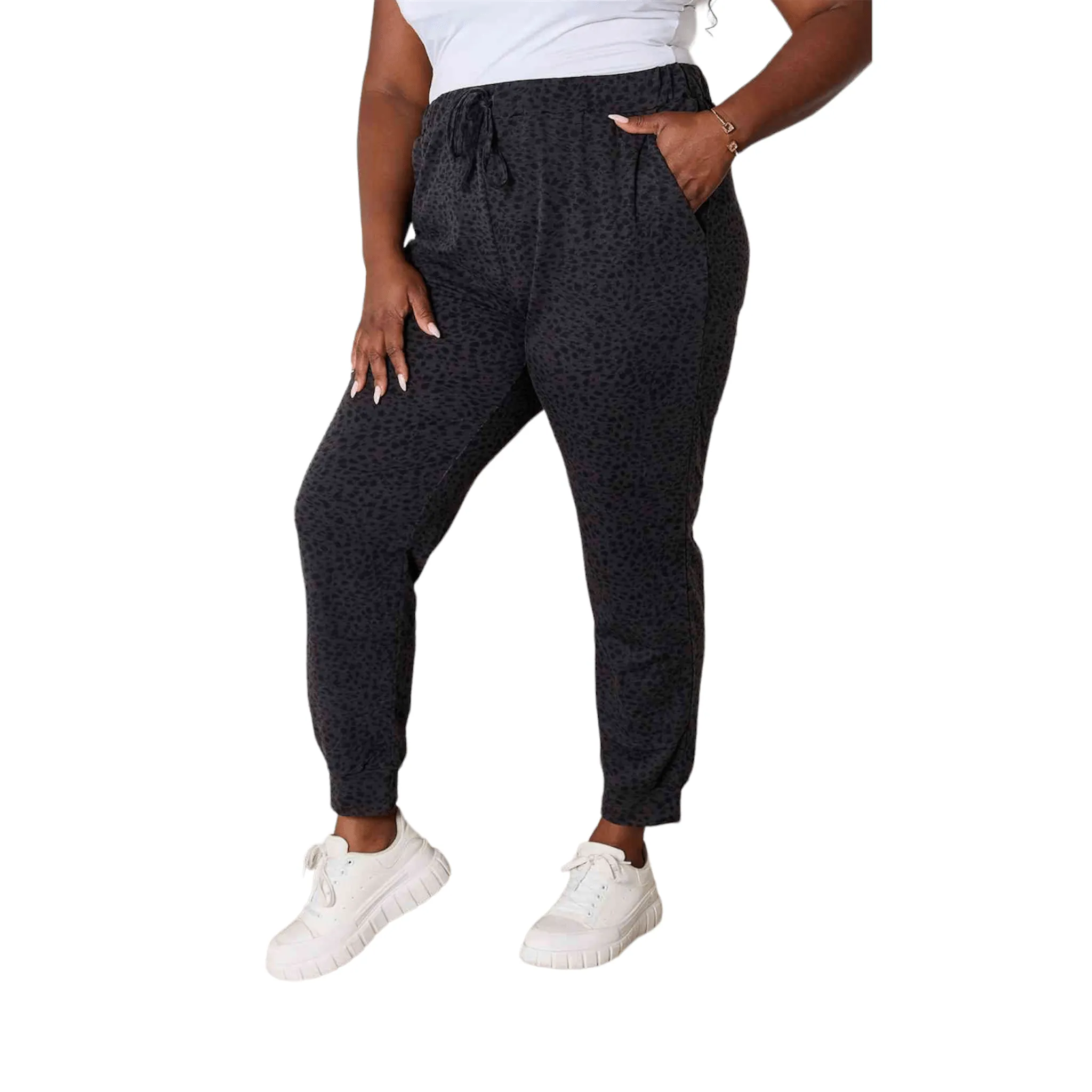 Wild Stride Leopard Print Joggers