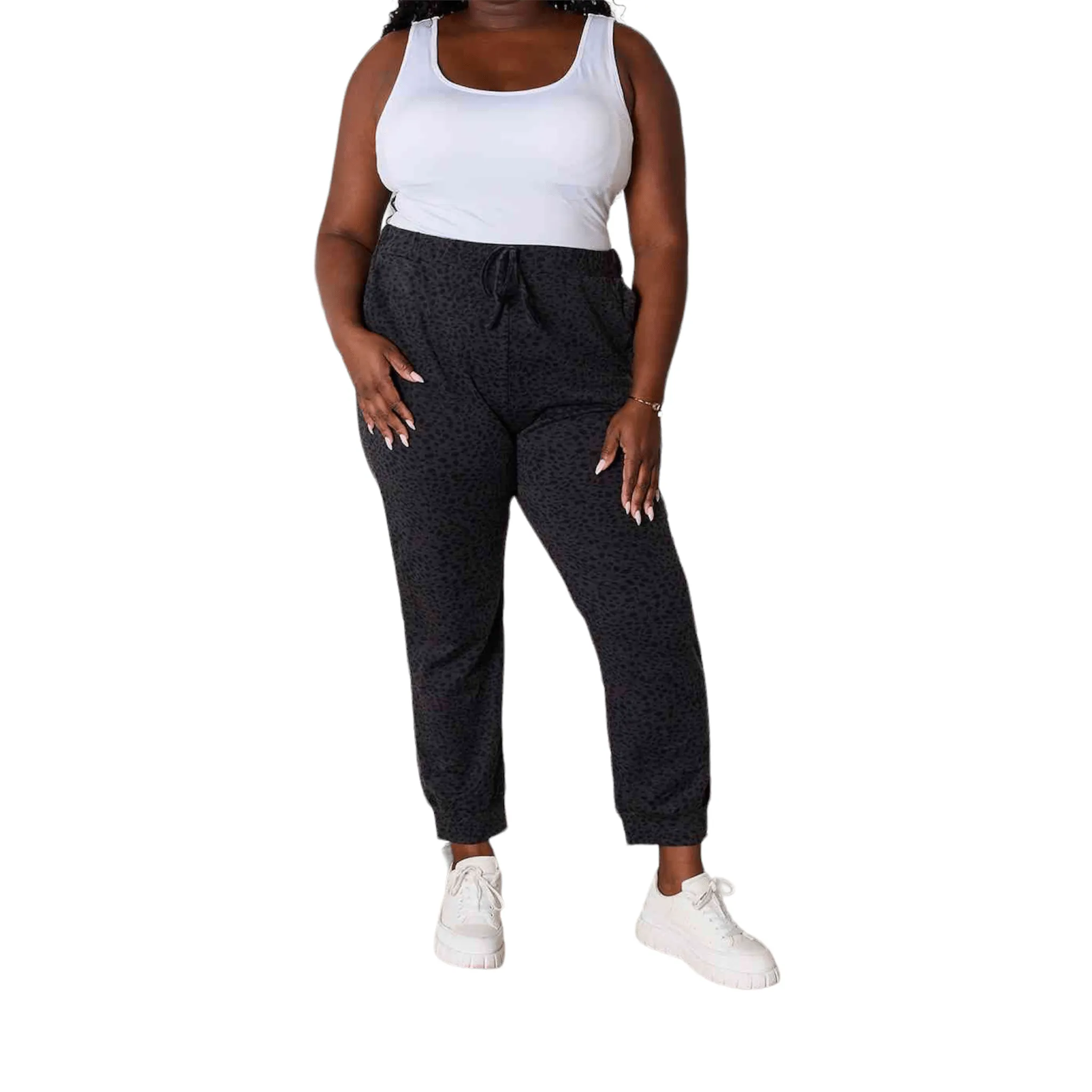 Wild Stride Leopard Print Joggers