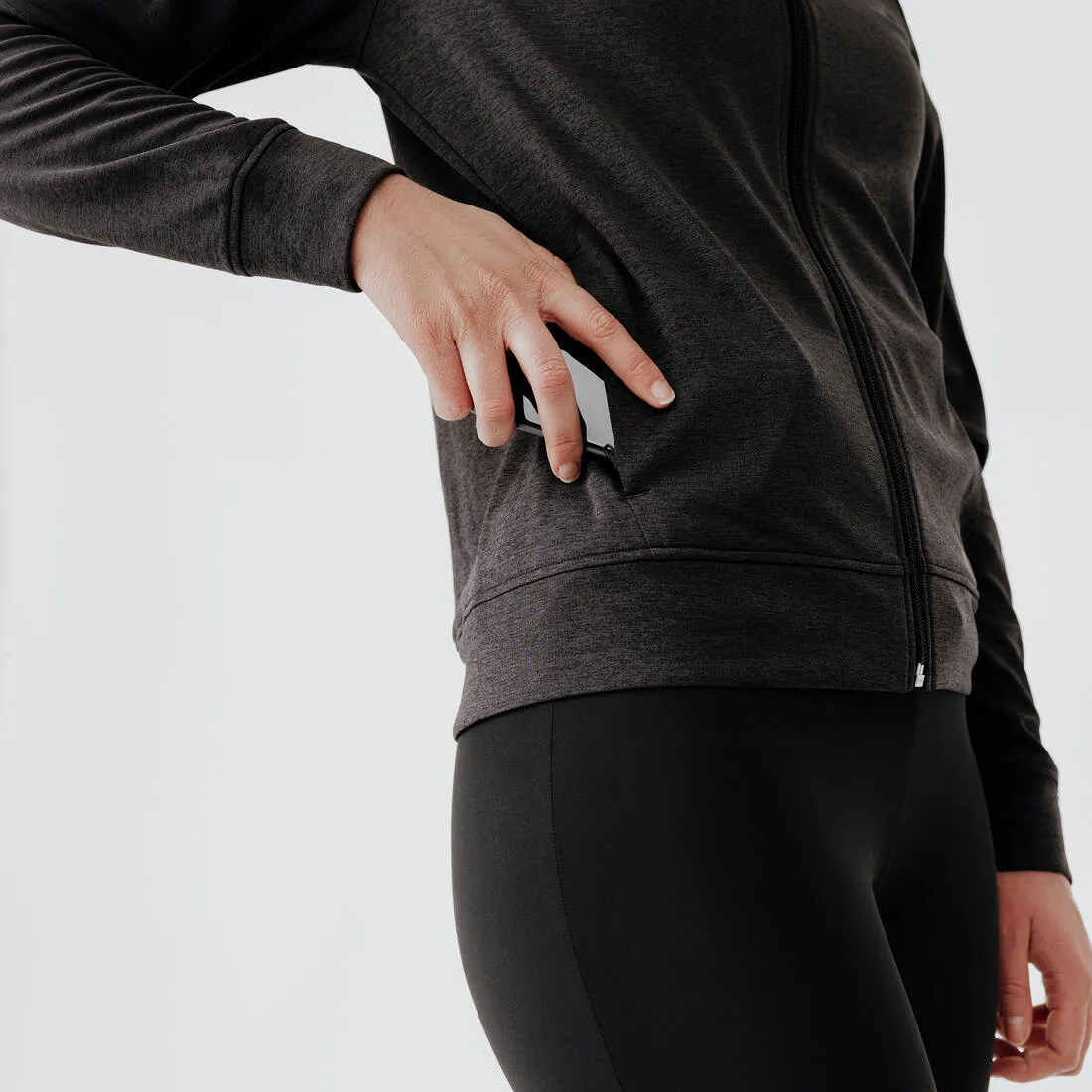Women's Running Breathable Jacket-KIPRUN Run 100 Dry