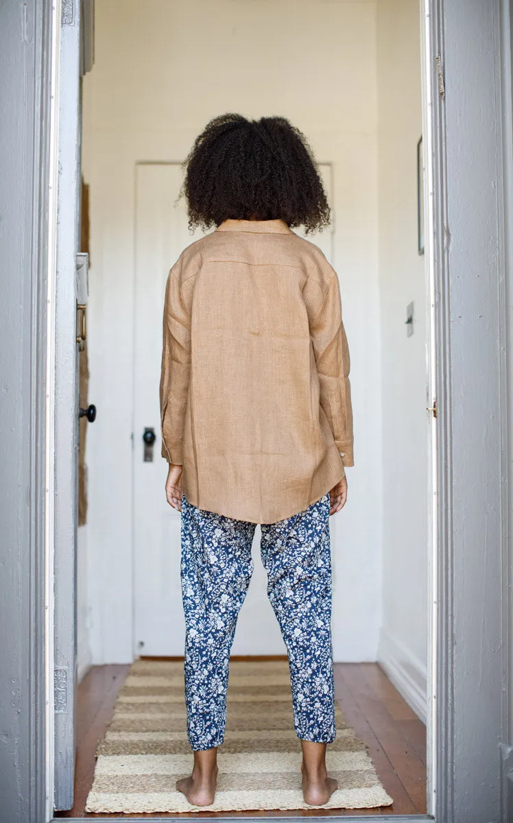 Workshirt in Ginger Linen