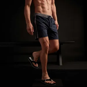 Y/OSEMITE Double Stripe Swim Short - True Navy/Dusk